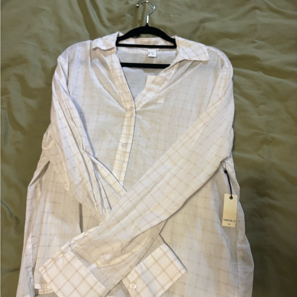 White Checkered Shirt